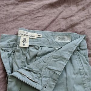 H&M light blue chino pants